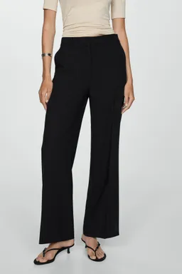 Pantalón pinzas wide leg de Mango en Pantalones para argentina