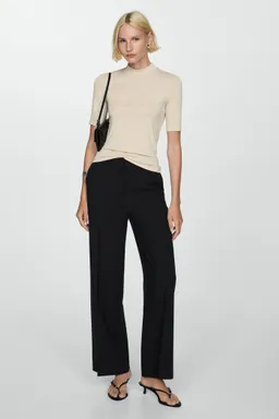 Pantalón pinzas wide leg de Mango en Pantalones para argentina