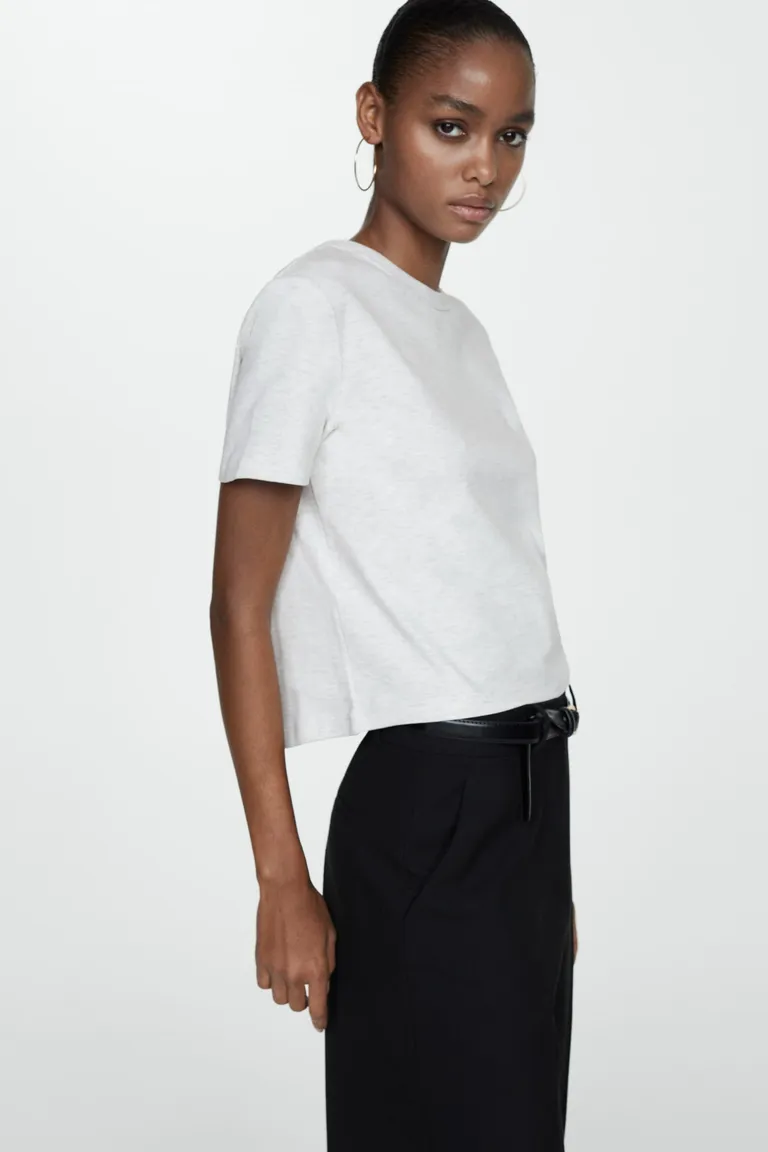 Remera algodón manga corta de Mango en Remeras para argentina