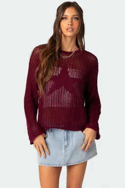 Sweater oversize estrellas de Edikted en Buzos y Sweaters para argentina