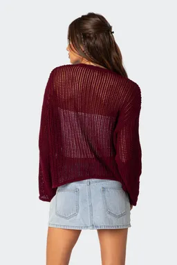 Sweater oversize estrellas de Edikted en Buzos y Sweaters para argentina