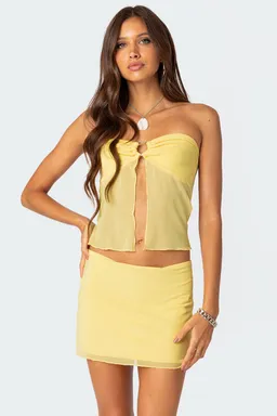 Top mesh cyrene abertura de Edikted en Tops para argentina