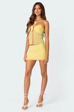Top mesh cyrene abertura de Edikted en Tops para argentina