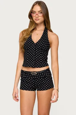 Top halter lunares bobbie de Edikted en Tops para argentina