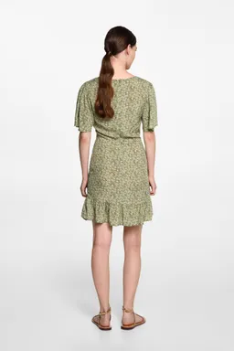 Vestido estampado floral volantes de Mango Teen en Vestidos para argentina