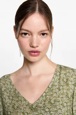 Vestido estampado floral volantes de Mango Teen en Vestidos para argentina