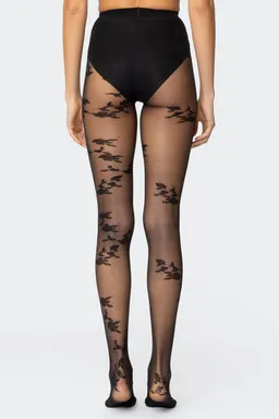 Medias panty florales de Edikted en Ropa Interior y Medias para argentina