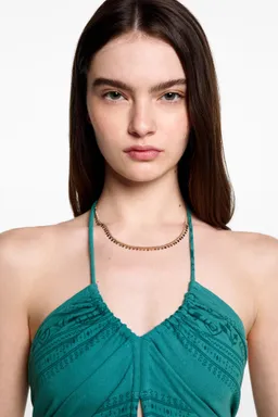 Top crop con estampa de Mango Teen en Tops para argentina