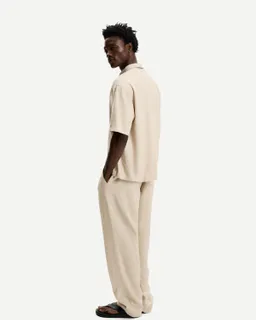 Pantalón wide leg jogger lino de Bershka en Pantalones para argentina