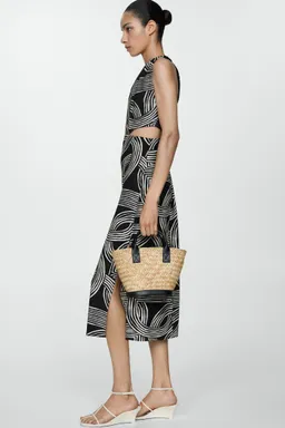 Vestido estampado aberturas de Mango en Vestidos para argentina