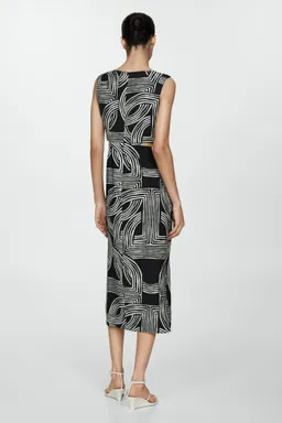 Vestido estampado aberturas de Mango en Vestidos para argentina