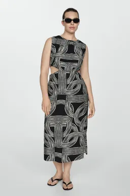 Vestido estampado aberturas de Mango en Vestidos para argentina