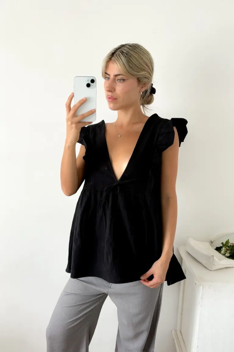 Blusa con Volados de Benka en Blusas para argentina