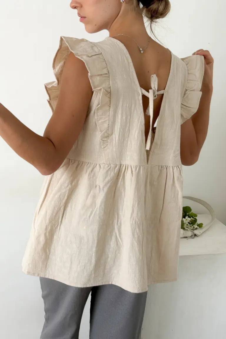 Blusa con Volados de Benka en Blusas para argentina
