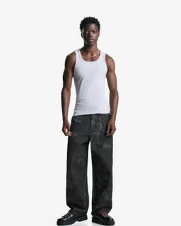 Pantalón superbaggy estampado de Bershka en Pantalones para argentina