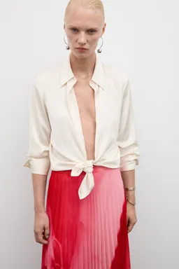 Falda plisada estampada de Mango en Faldas para argentina