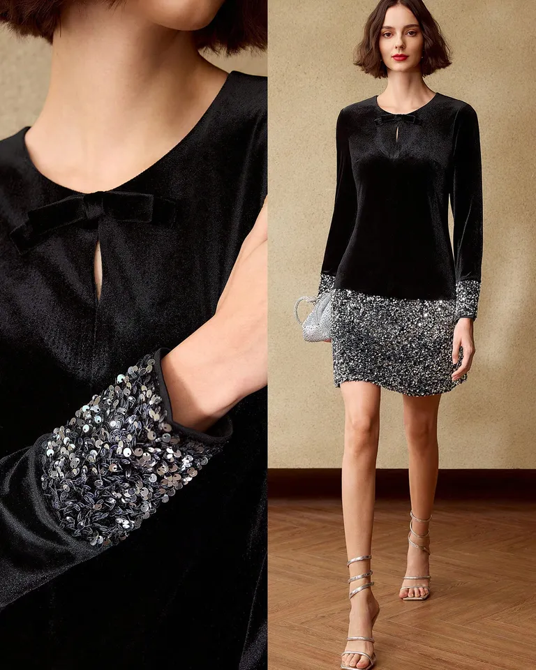 Vestido mini ajustado lentejuelas de Motf en Vestidos para argentina