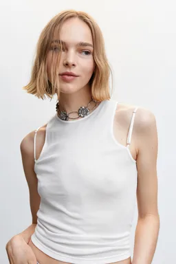 Top lyocell tirantes dobles de Mango en Tops para argentina