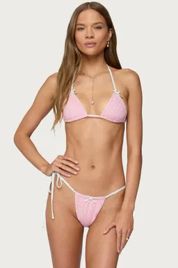 Top bikini triángulo lunares leigh de Edikted en Swimwear y Beachwear para argentina