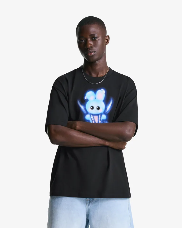 Remera manga corta estampada de Bershka en Remeras y Polos para argentina
