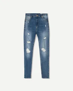Jeans super skinny rotos de Bershka en Pantalones para argentina