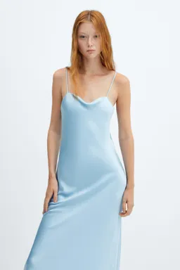 Vestido satinado tirantes de Mango en Vestidos para argentina