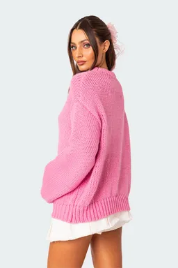 Sweater aiden tejido grueso de Edikted en Buzos y Sweaters para argentina