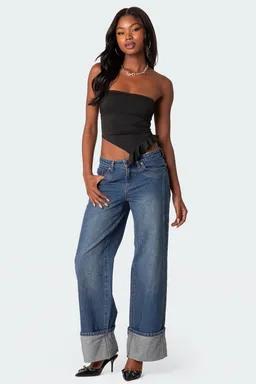 Top halter hayley con volados de Edikted en Tops para argentina