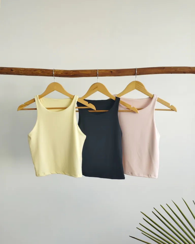Top básico de microfibra en varios colores y tallas para mujeres de Lemmon en Tops para argentina