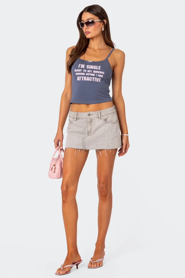 Mini falda denim micah de Edikted en Shorts para argentina