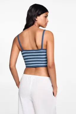 Top crop crochet de Mango Teen en Tops para argentina