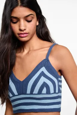 Top crop crochet de Mango Teen en Tops para argentina
