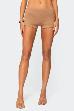 Hasel grommet ribbed shorts de Edikted en Shorts para argentina