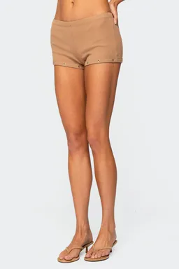Hasel grommet ribbed shorts de Edikted en Shorts para argentina
