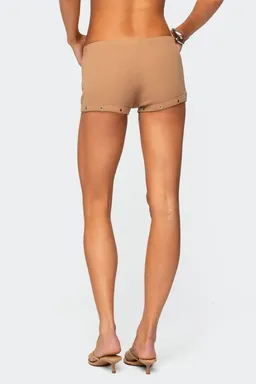 Hasel grommet ribbed shorts de Edikted en Shorts para argentina