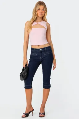 Musculosa torcida aberturas de Edikted en Tops para argentina