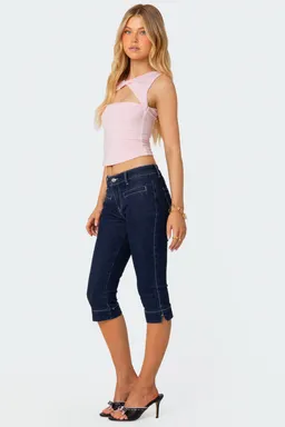 Musculosa torcida aberturas de Edikted en Tops para argentina