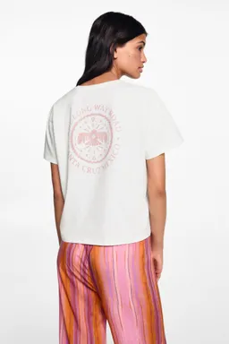 Remera estampada algodón de Mango Teen en Remeras para argentina