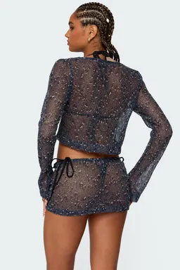 Top crochet idra con nudo de Edikted en Tops para argentina