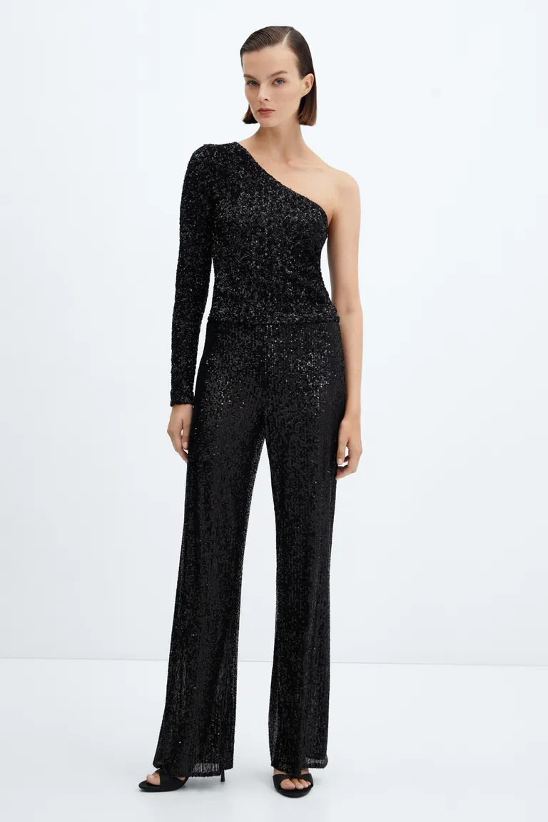 Top asimétrico lentejuelas de Mango en Tops para argentina