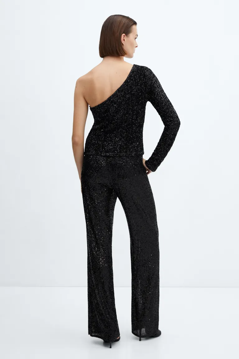 Top asimétrico lentejuelas de Mango en Tops para argentina