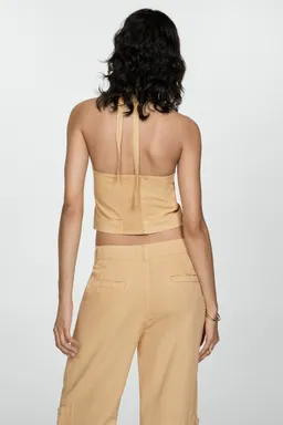 Top crop lazo de Mango en Tops para argentina