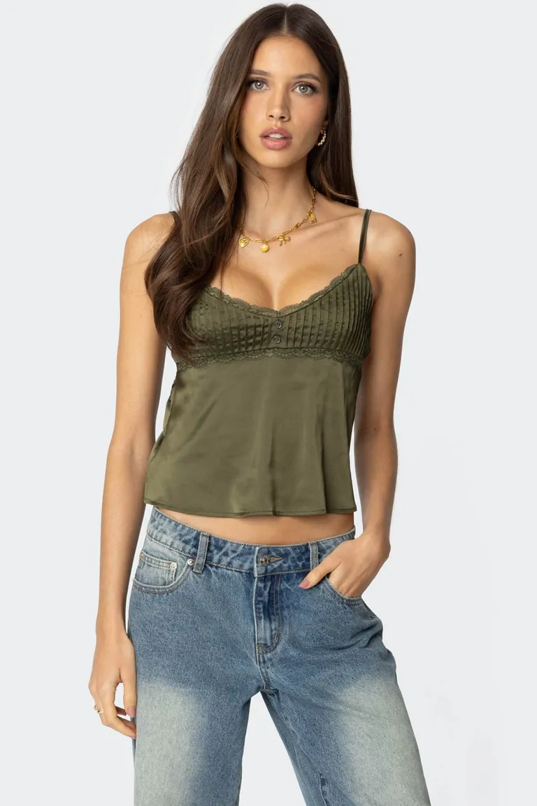 Musculosa blanca encaje de Edikted en Tops para argentina