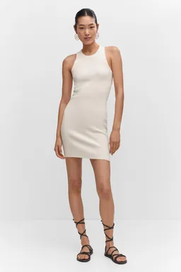 Vestido punto espalda descubierta de Mango en Vestidos para argentina