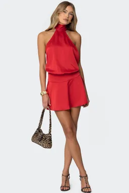 Mini vestido halter espalda descubierta de Edikted en Vestidos para argentina