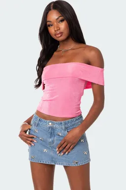 Top mindi con solapa de Edikted en Tops para argentina