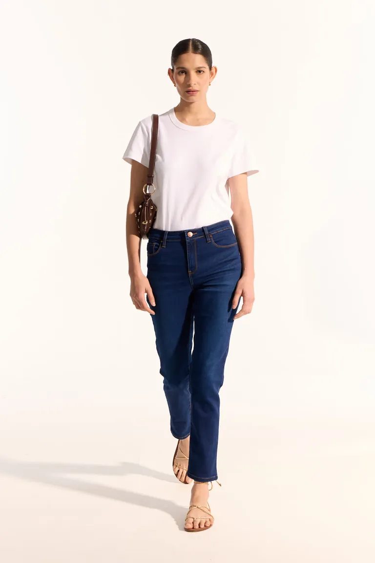 Pantalón Jeans Slim de Tiro Alto para Mujer de Portsaid en Pantalones para argentina