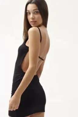 Vestido corto modal espalda abierta de Newliza en Vestidos para argentina
