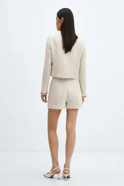 Shorts tweed con ribete de Mango en Shorts para argentina