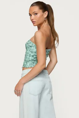 Top strapless lentejuelas de Edikted en Tops para argentina